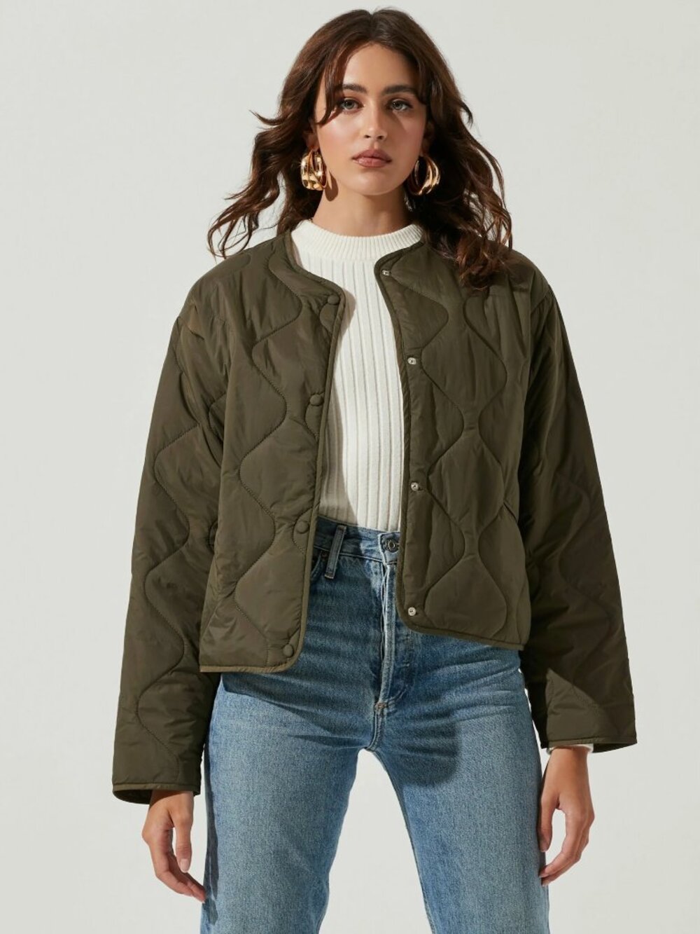ASTR The Label Lightweight Padded Jacket